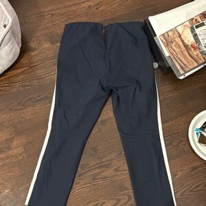 women’s Blue Pants with White Stripes - Rag and Bone